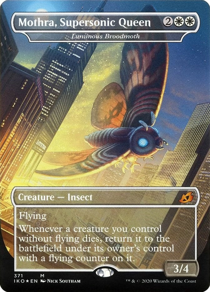 Image for Mothra, Supersonic Queen - Luminous Broodmoth (371) - Magic: The Gathering