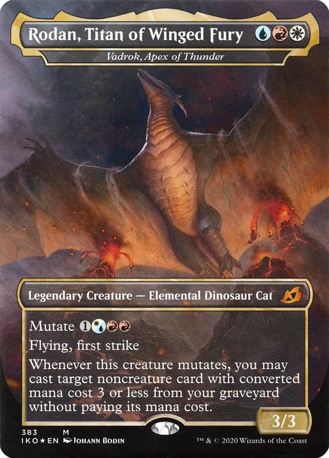 Image for Rodan, Titan of Winged Fury - Vadrok, Apex of Thunder (383) - Magic: The Gathering