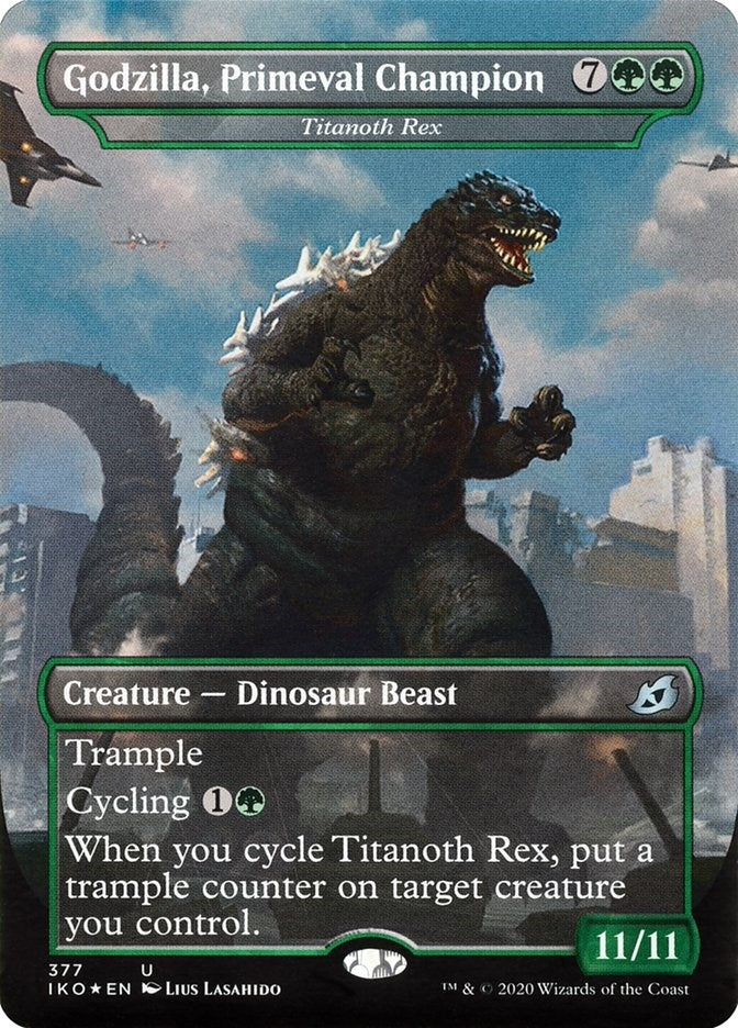 Image for Godzilla, Primeval Champion - Titanoth Rex (377) - Magic: The Gathering