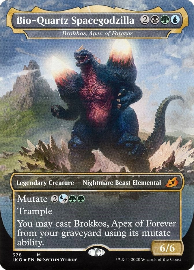 Image for Bio-Quartz Spacegodzilla - Brokkos, Apex of Forever (378) - Magic: The Gathering