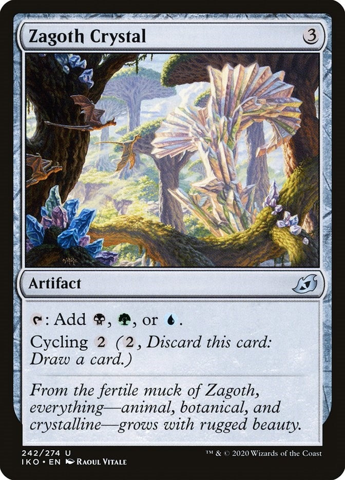 Image for Zagoth Crystal (242) - Magic: The Gathering