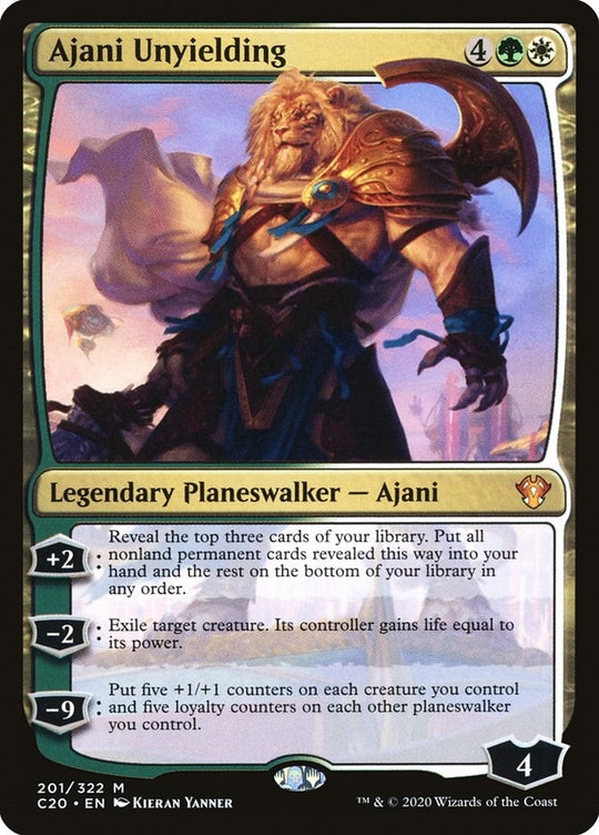 Image for Ajani Unyielding (201) (C20) - Magic: The Gathering