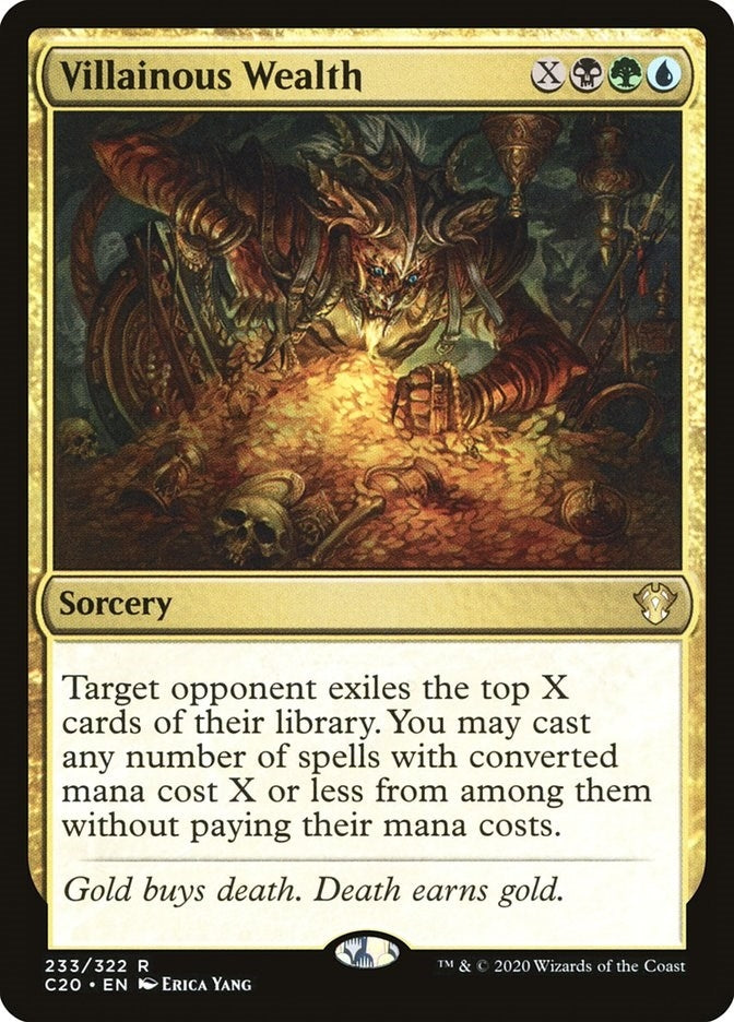 Image for Villainous Wealth (233) - Magic: The Gathering