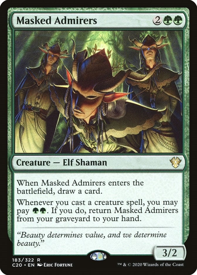 Image for Masked Admirers (183) - Magic: The Gathering