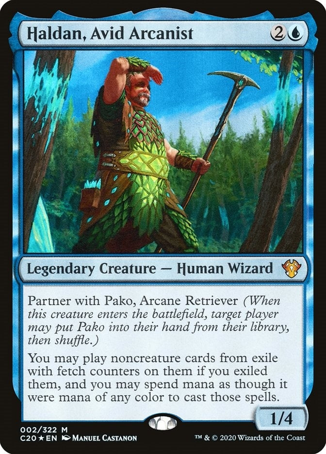 Image for Haldan, Avid Arcanist (2) - Magic: The Gathering