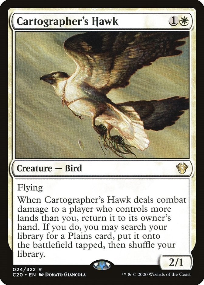Image for Cartographer's Hawk (24) - Magic: The Gathering