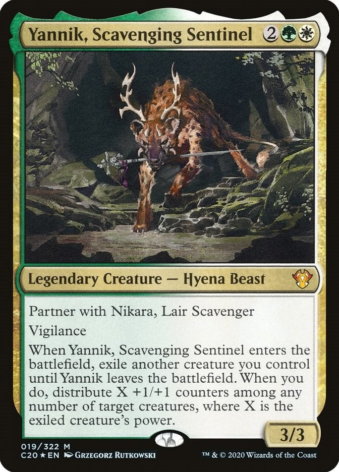 Image for Yannik, Scavenging Sentinel (19) - Magic: The Gathering