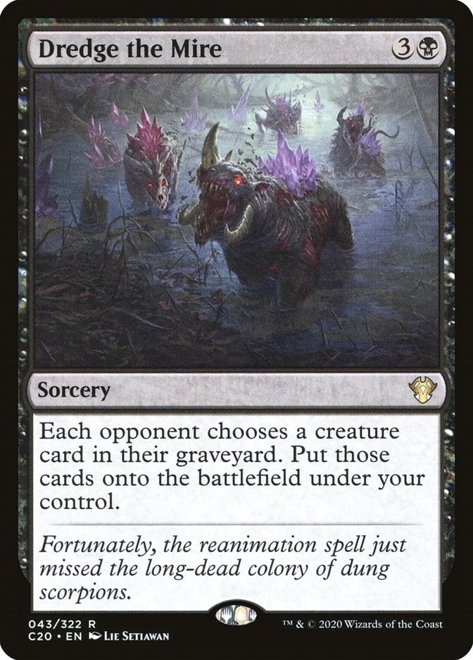 Image for Dredge the Mire (43) - Magic: The Gathering
