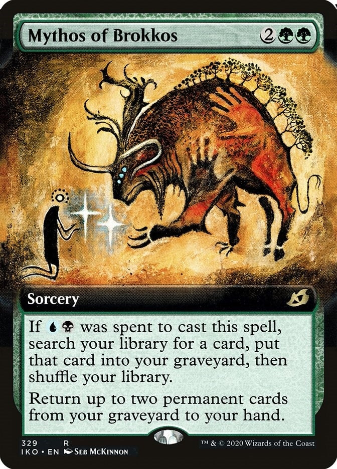 Image for Mythos of Brokkos (Extended Art) (329) (IKO) - Magic: The Gathering