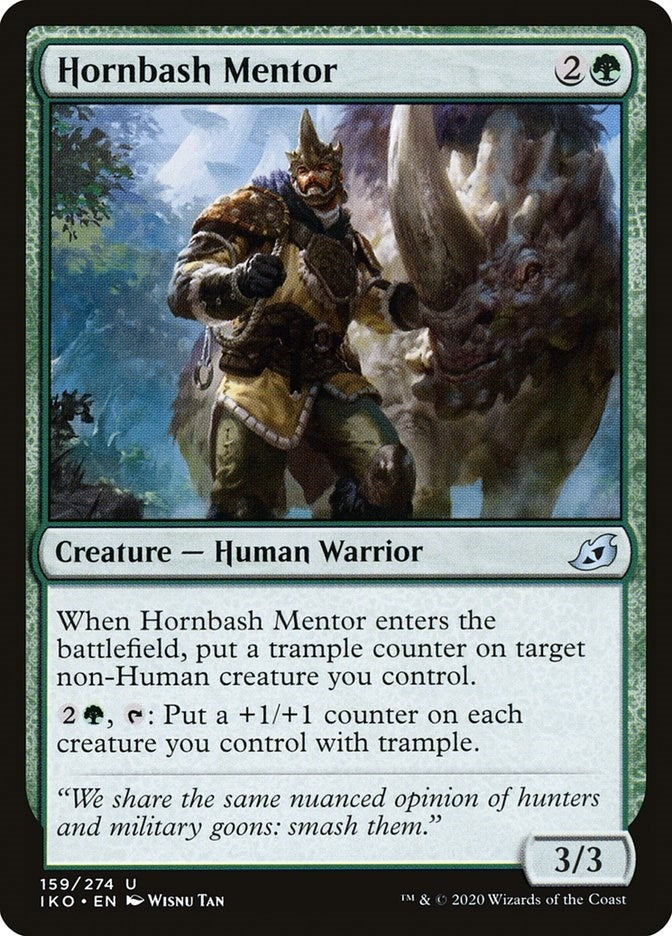 Image for Hornbash Mentor (159) - Magic: The Gathering