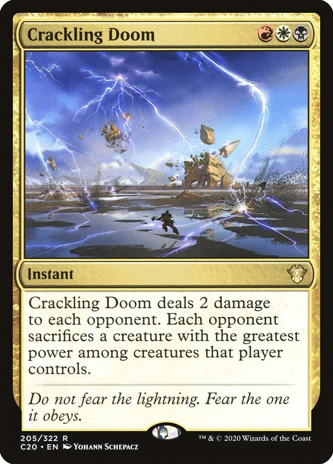 Image for Crackling Doom (205) - Magic: The Gathering
