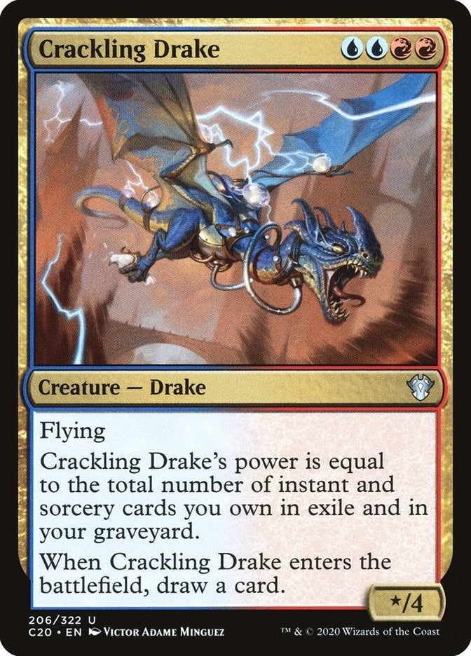 Image for Crackling Drake (206) - Magic: The Gathering
