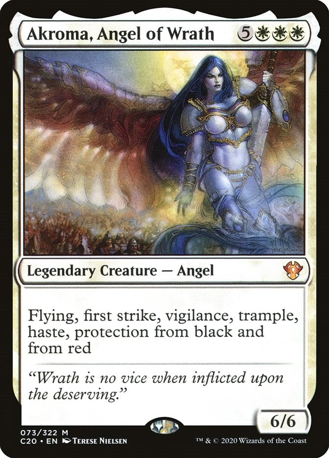 Image for Akroma, Angel of Wrath (73) (C20) - Magic: The Gathering