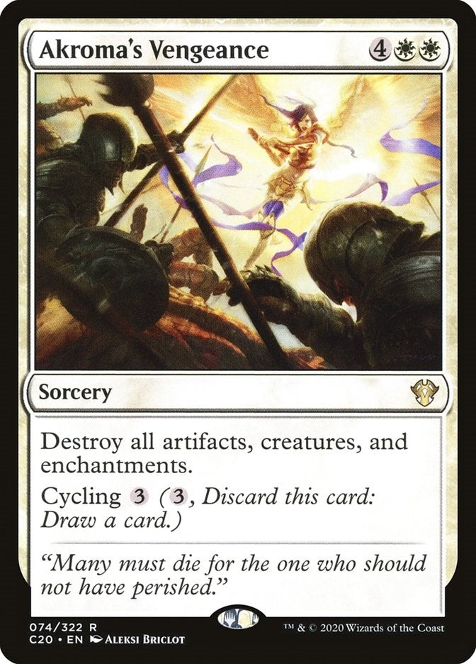 Image for Akroma's Vengeance (74) (C20) - Magic: The Gathering