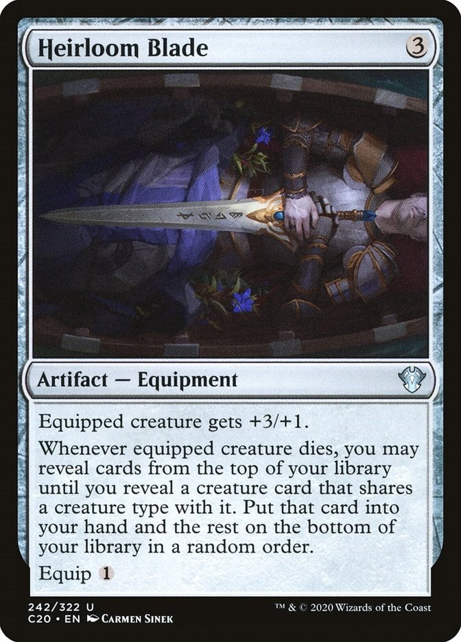 Image for Heirloom Blade (242) - Magic: The Gathering
