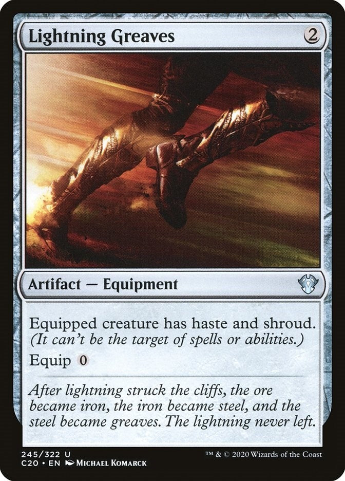 Image for Lightning Greaves (245) - Magic: The Gathering