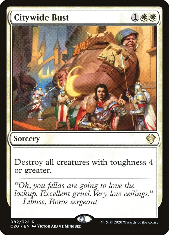 Image for Citywide Bust (82) - Magic: The Gathering