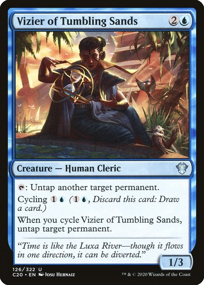 Image for Vizier of Tumbling Sands (126) - Magic: The Gathering