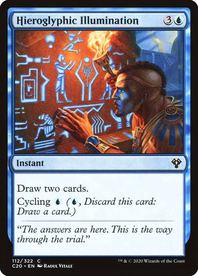 Image for Hieroglyphic Illumination (112) - Magic: The Gathering
