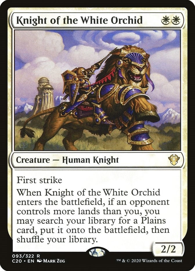 Image for Knight of the White Orchid (93) - Magic: The Gathering