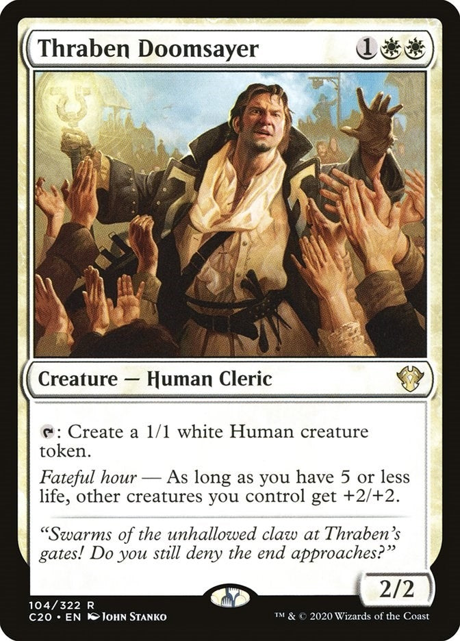 Image for Thraben Doomsayer (104) - Magic: The Gathering