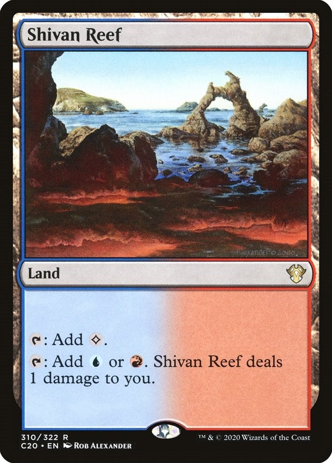Image for Shivan Reef (310) - Magic: The Gathering