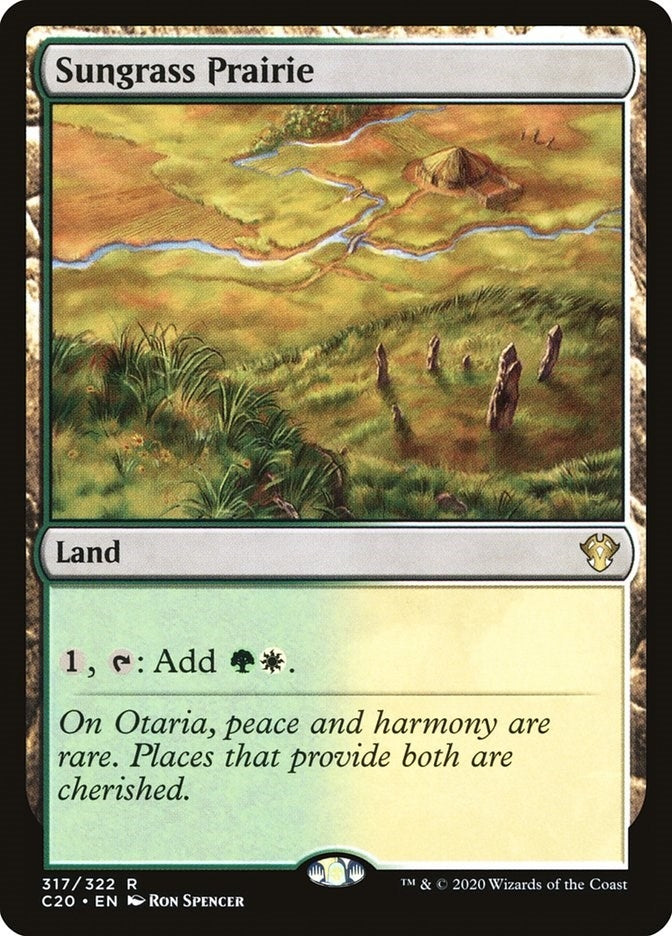 Image for Sungrass Prairie (317) - Magic: The Gathering