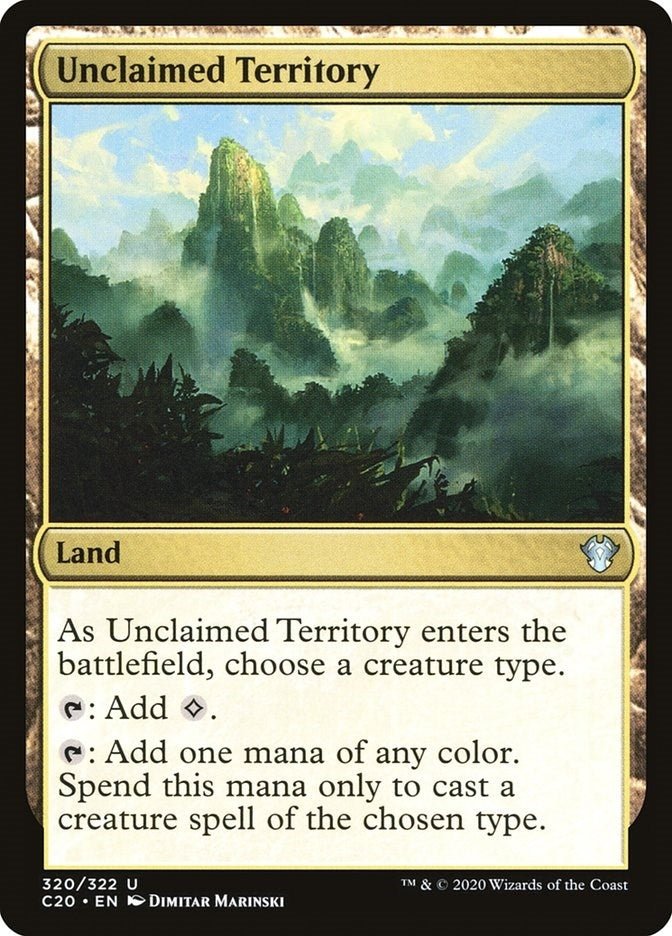Image for Unclaimed Territory (320) - Magic: The Gathering