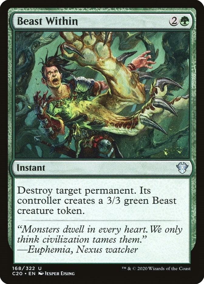 Image for Beast Within (168) - Magic: The Gathering