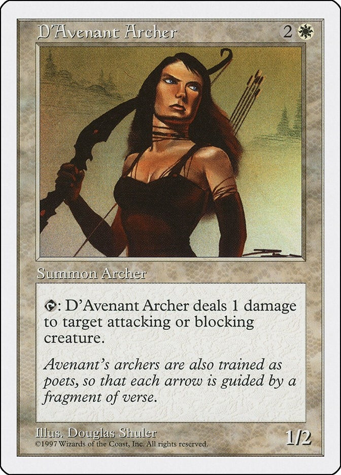 Image for D'Avenant Archer - Magic: The Gathering