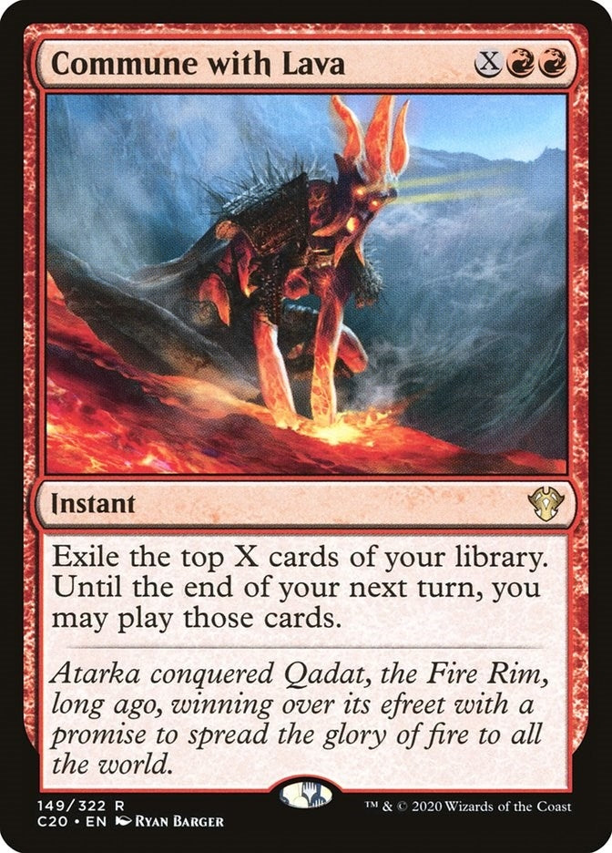 Image for Commune with Lava (149) - Magic: The Gathering