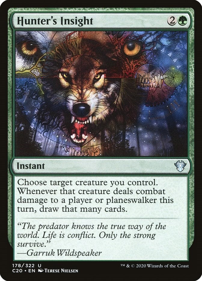 Image for Hunter's Insight (178) - Magic: The Gathering
