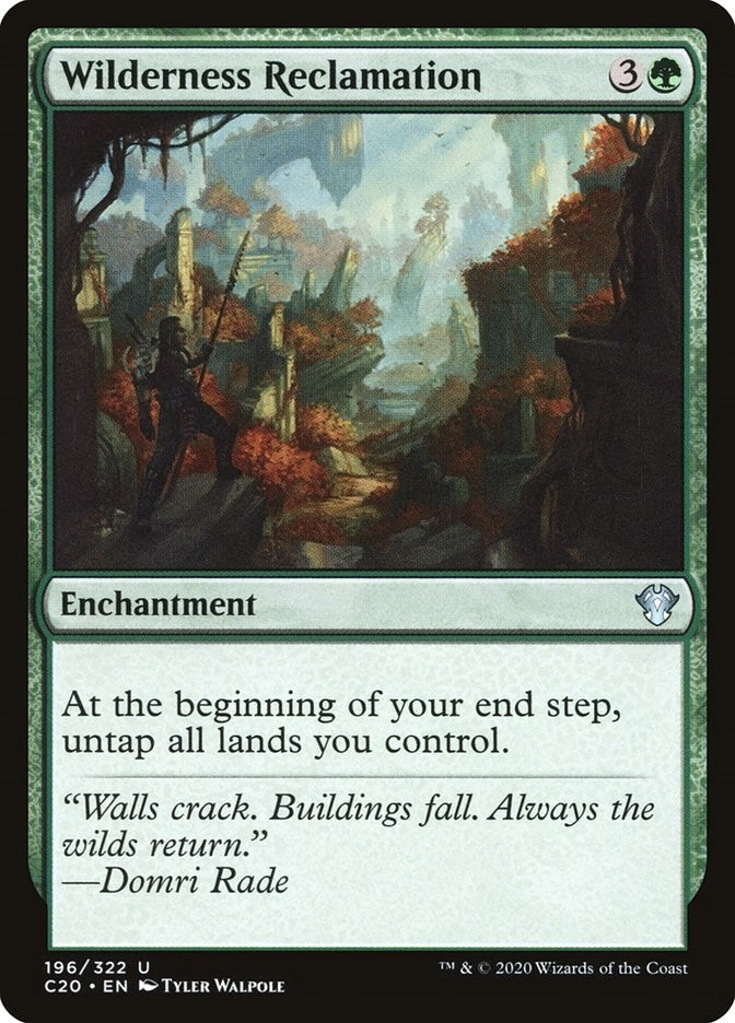 Image for Wilderness Reclamation (196) - Magic: The Gathering