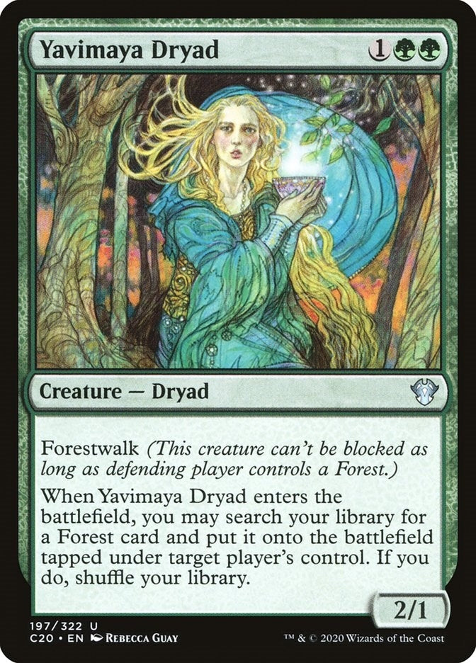 Image for Yavimaya Dryad (197) - Magic: The Gathering