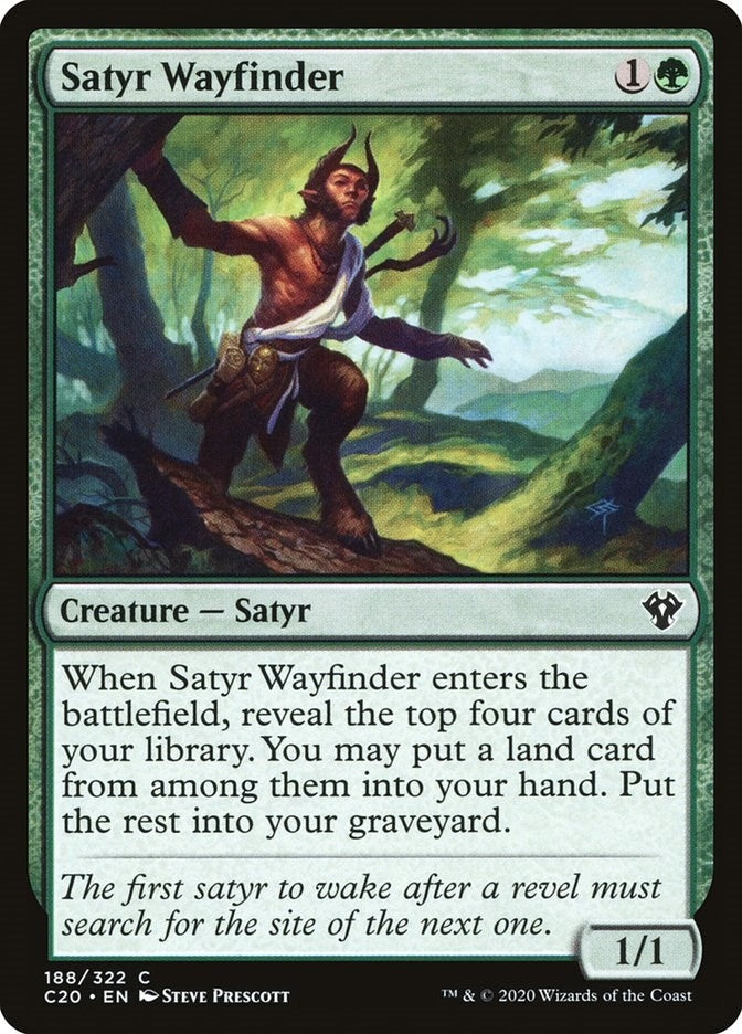 Image for Satyr Wayfinder (188) - Magic: The Gathering