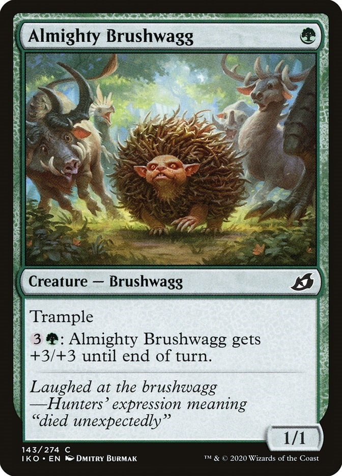 Image for Almighty Brushwagg (143) (IKO) - Magic: The Gathering