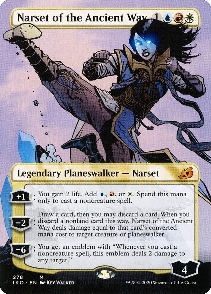 Image for Narset of the Ancient Way (Borderless) (278) - Magic: The Gathering