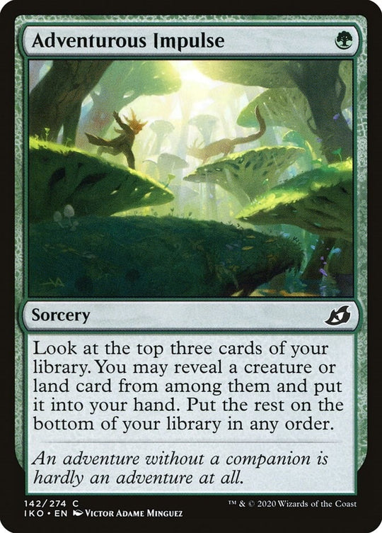 Image for Adventurous Impulse (142) (IKO) - Magic: The Gathering