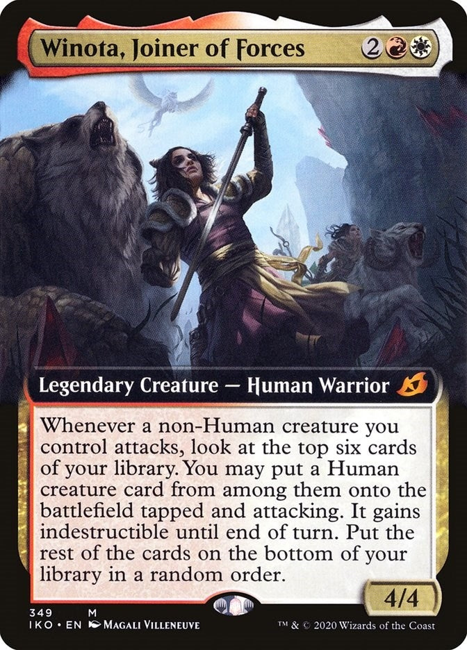Image for Winota, Joiner of Forces (Extended Art) (349) - Magic: The Gathering