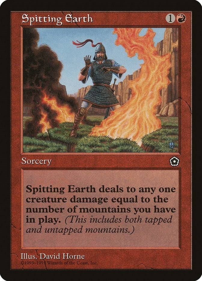 Image for Spitting Earth - Magic: The Gathering