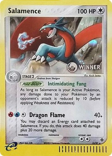 Image for Salamence - 19/97 (e-League) [Winner] (19/97) (PR) - Pokemon
