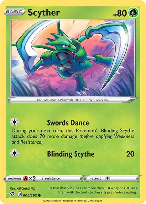 Image for Scyther (004/192) (SWSH02) - Pokemon
