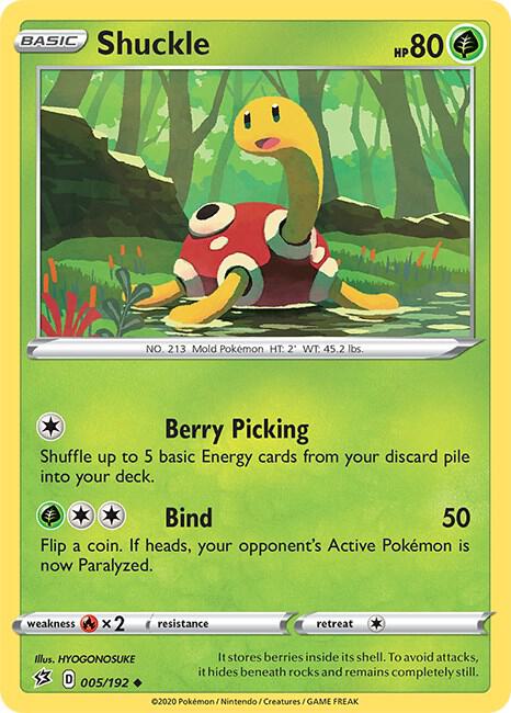 Image for Shuckle (005/192) (SWSH02) - Pokemon
