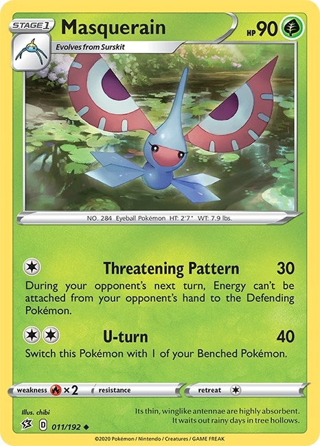 Image for Masquerain (011/192) (SWSH02) - Pokemon