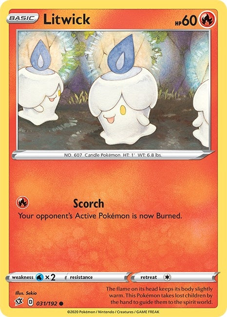 Image for Litwick (031/192) (SWSH02) - Pokemon