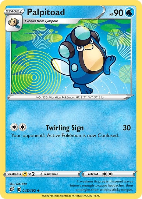 Image for Palpitoad (045/192) (SWSH02) - Pokemon