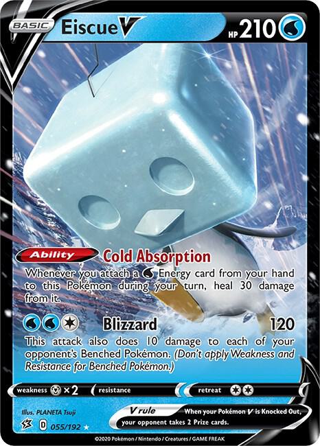 Image for Eiscue V (055/192) (SWSH02) - Pokemon