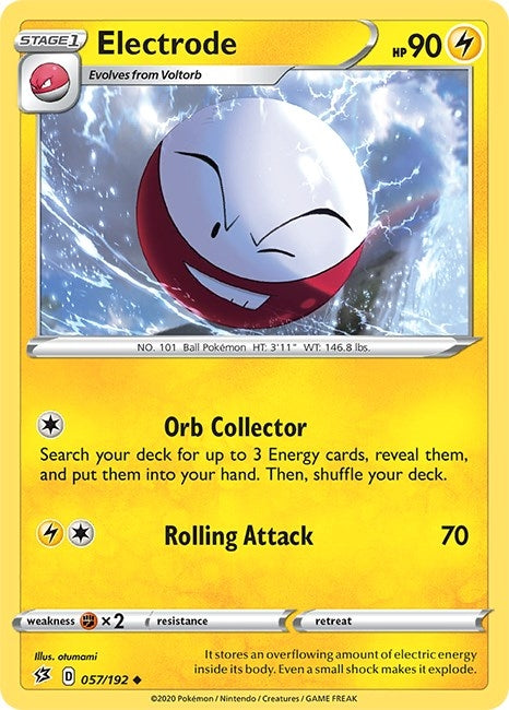 Image for Electrode (057/192) (SWSH02) - Pokemon