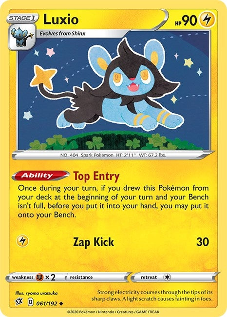Image for Luxio (061/192) (SWSH02) - Pokemon