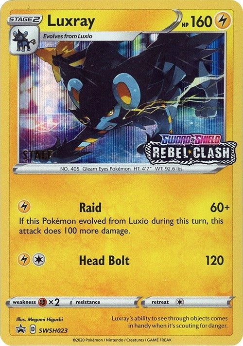 Image for Luxray - SWSH023 (Prerelease) [Staff] (SWSH023) (SWSD) - Pokemon